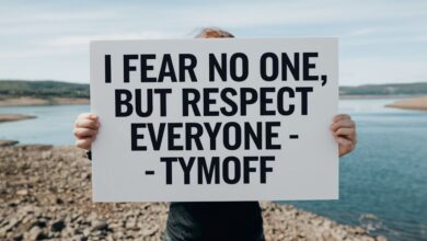 I Fear No one, But Respect Everyone. - Tymoff