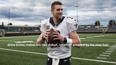 drew brees makes his nbc debut, internet amazed by his new hair