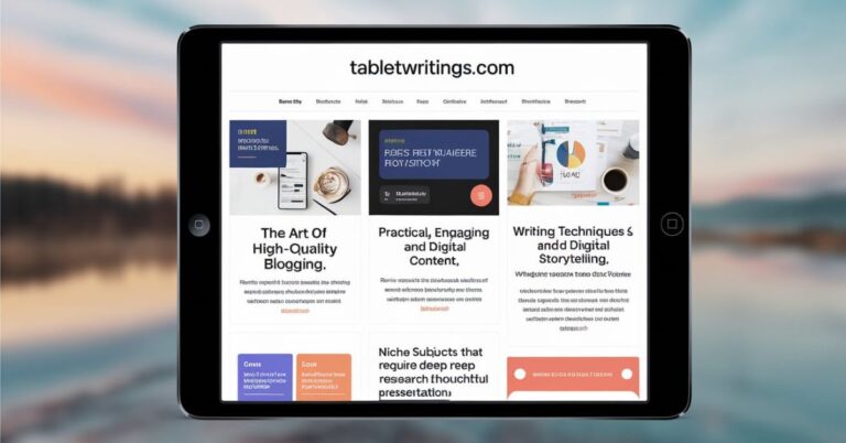 tabletwritings.com blog – Comprehensive Guide to Quality Writing in the Digital Age!